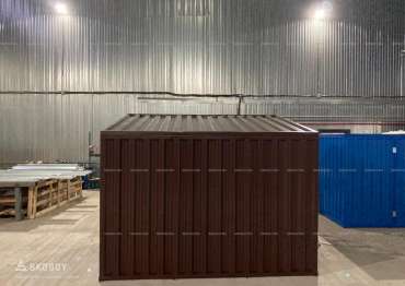 Блок-контейнер для дачного участка с Односкатной Крышей Стандартный SKOGGY 3м
