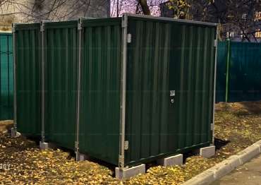 Хозблок с Плоской Крышей Усиленный SKOGGY 5м