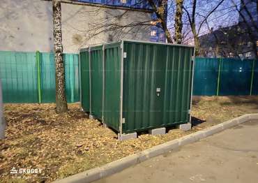 Хозблок с Плоской Крышей Усиленный SKOGGY 2м