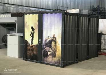 Хозблок с Плоской Крышей Усиленный SKOGGY 5м