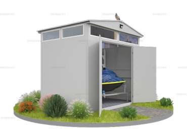 Блок-контейнер для хранения с Двускатной Крышей Премиум SKOGGY Max