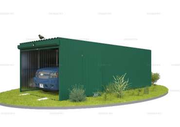 Блок-контейнер разборный для автомобиля SKOGGY с односкатной крышей 7 м Max