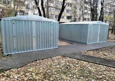 Надежные 6-метровые контейнеры для хранения детского транспорта в г. Москва, ул. Амундсена