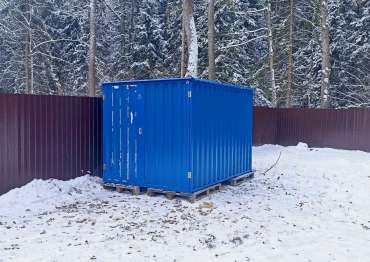 Компактный синий хозблок для хранения хозяйственного инвентаря в Лотошине, МО