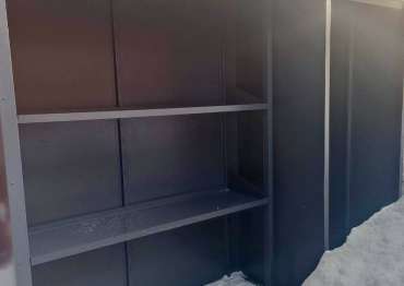 Эргономичный шкаф для хранения вещей в графитовом цвете в с. Онуфриево, г.о. Истра, МО