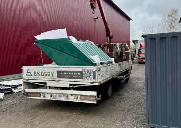 Эргономичный хозблок для хранения инструментов в ярком зеленом цвете в дер. Покровское, Истринский округ, МО Эргономичный хозблок для хранения инструментов в ярком зеленом цвете в дер. Покровское, Истринский округ, МО