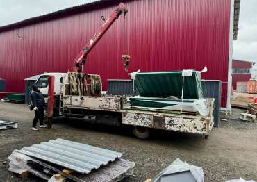 Качественный хозблок для хранения инструментов в ярком зеленом цвете в дер. Покровское, Истринский округ, МО Качественный хозблок для хранения инструментов в ярком зеленом цвете в дер. Покровское, Истринский округ, МО