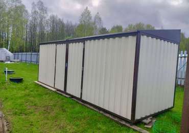 Стильный хозблок для хранения личных вещей в комбинированной расцветке в с. Мышенское, Ступинский р-н, МО