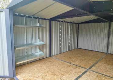 Высокопрочный хозблок для прицепа и садовых качелей в графитовом цвете в СТ Сирень, Сергиево-Посадский р-н, МО