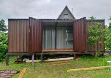 Хозблок с боковой дверью в дер. Рождество, Наро-Фоминский р-н, МО