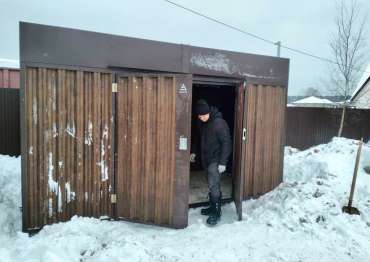 Хозблок в расцветке "под дерево" в г. Чехов, МО