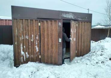 Хозблок с односкатной крышей в г. Чехов, МО