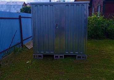 Хозблок секционный в СНТ Станкостроитель, г.о. Клин, МО