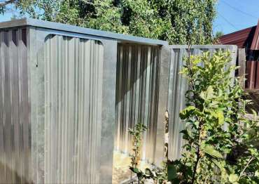 Контейнер с плоской крышей в СНТ Березка, Петушинский р-н, Владимирская обл.