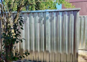 Контейнер в цинковом цвете в СНТ Березка, Петушинский р-н, Владимирская обл.