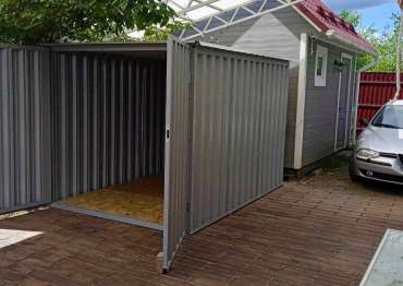 Гараж для квадроцикла в дер. Голиково, г.о. Клин, МО Гараж для квадроцикла в дер. Голиково, г.о. Клин, МО