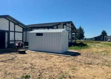 Стильный хозблок в дер. Борилово, Богородский р-н, МО