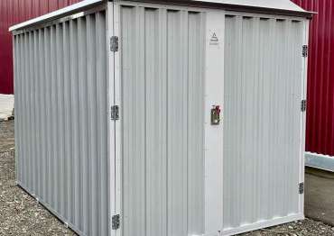 Хозблок с двускатной крышей для участка в дер. Тургенево, г.о. Домодедово, МО