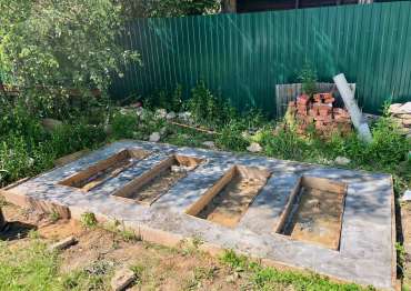 Основание для хозблока в дер. Вяземское, Можайский р-н, МО