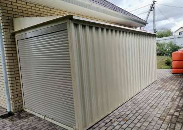 Хозблок с односкатной крышей в дер. Крутицы, г.о. Калуга Хозблок с односкатной крышей в дер. Крутицы, г.о. Калуга