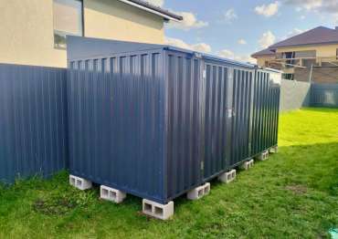 Хозблок с односкатной крышей в дер. Сысоево, г.о. Истра, МО Хозблок с односкатной крышей в дер. Сысоево, г.о. Истра, МО