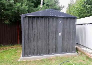 Хозблок в комбинированной расцветке в р.п. Ильинский, Раменский г.о, МО Хозблок в комбинированной расцветке в р.п. Ильинский, Раменский г.о, МО