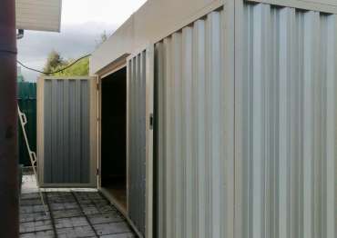 Хозблок с односкатной крышей в дер. Ртищево, Ступинский р-н, МО Хозблок с односкатной крышей в дер. Ртищево, Ступинский р-н, МО