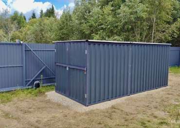 Хозблок в графитовом цвете в дер. Макшеево, г.о. Клин, МО Хозблок в графитовом цвете в дер. Макшеево, г.о. Клин, МО