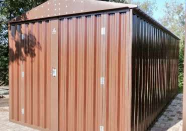 Хозблок в шоколадно-коричневом цвете в дер. Шихово, Дмитровский р-н, МО Хозблок в шоколадно-коричневом цвете в дер. Шихово, Дмитровский р-н, МО