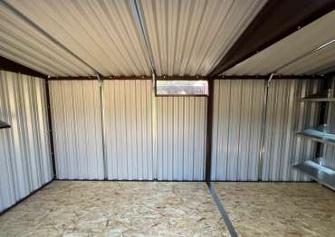 Хозблок в шоколадном цвете для хранения вещей и велосипедов в дер. Курилово, г.о. Солнечногорск, МО Хозблок в шоколадном цвете для хранения вещей и велосипедов в дер. Курилово, г.о. Солнечногорск, МО