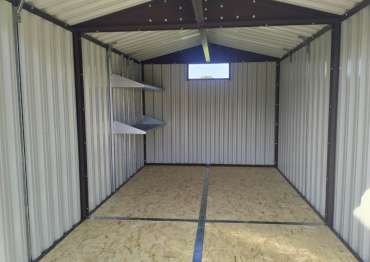 Просторный хозблок с двускатной крышей для заказчика в шоколадном цвете в дер. Вишняково, Калининский м.о, Тверская обл. Просторный хозблок с двускатной крышей для заказчика в шоколадном цвете в дер. Вишняково, Калининский м.о, Тверская обл.