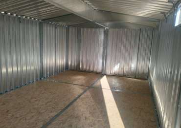 Просторный автомобильный гараж в цинковом цвете в дер. Краснораменье, Камешковский р-н, Владимирская обл.