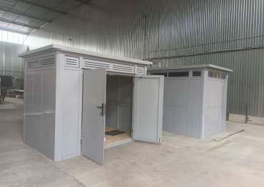 Два премиум контейнера с боковыми воротами для хранения ЛВЖ в светло-сером цвете в г.Москва Два премиум контейнера с боковыми воротами для хранения ЛВЖ в светло-сером цвете в г.Москва