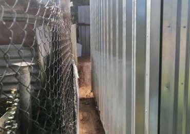 Стильный хозблок для вещей в цинковом цвете в СНТ Лесные Дали, Троицкий адм.округ, г. Москва