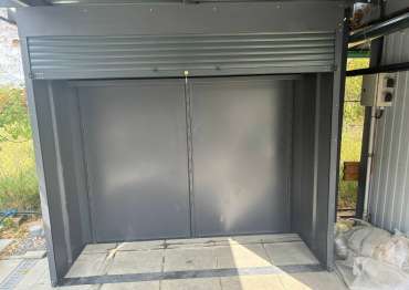 Шкаф многофункциональный для мини мастерской в графитовом цвете в СНТ Рябина, г.о. Ступино, МО Шкаф многофункциональный для мини мастерской в графитовом цвете в СНТ Рябина, г.о. Ступино, МО