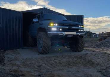 Автомобильный гараж для заказчика в расцветке "под дерево" Дуб Грей в пос. Первомайское, Филимонковский р-н, г. Москва Автомобильный гараж для заказчика в расцветке "под дерево" Дуб Грей в пос. Первомайское, Филимонковский р-н, г. Москва