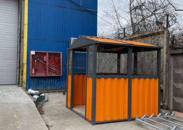 Уличная курилка для отдыха сотрудников на территорию организации, г. Мытищи Уличная курилка для отдыха сотрудников на территорию организации, г. Мытищи