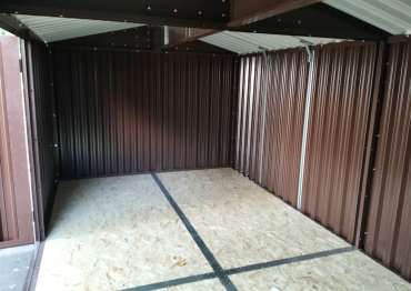 Вместительный хозблок на участок для хранения вещей в расцветке "под дерево" на территорию центра детского творчества, г. Москва Вместительный хозблок на участок для хранения вещей в расцветке "под дерево" на территорию центра детского творчества, г. Москва