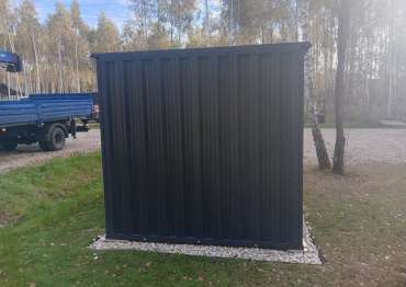 Гараж из профлиста для квадроцикла в дер. Темьянь, Заокский р-н, Тульская область