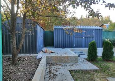 Хозблок для различных материалов в СНТ Митинки, г.о. Серпухов, МО