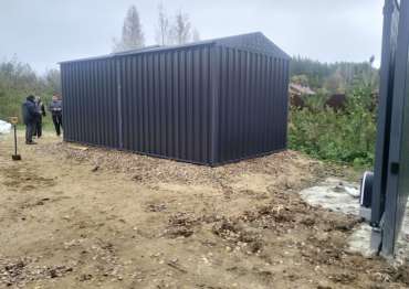 Стильный гараж на дачный участок в дер. Усково, Ярославский р-н, Ярославская обл.