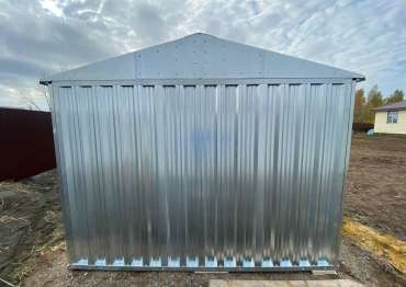 Функциональный хозблок в цинковом цвете в с. Федино, г.о. Воскресенск, МО