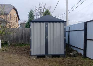 Хозблок для хранения хозяйственных принадлежностей в дер. Курниково, г.о. Чехов, МО Хозблок для хранения хозяйственных принадлежностей в дер. Курниково, г.о. Чехов, МО