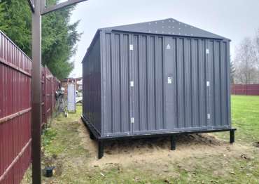 Гараж для квадроцикла в дер. Аксениха, Клинский р-н, МО Гараж для квадроцикла в дер. Аксениха, Клинский р-н, МО