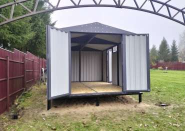 Гараж с увеличенной высотой в дер. Аксениха, Клинский р-н, МО Гараж с увеличенной высотой в дер. Аксениха, Клинский р-н, МО