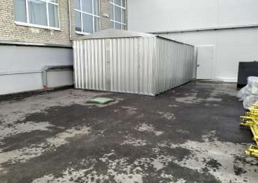 Гараж в цинковом цвете в пос. Смирновка, г.о. Солнечногорск, МО Гараж в цинковом цвете в пос. Смирновка, г.о. Солнечногорск, МО