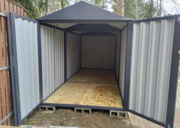 5-метровый гараж в дер. Вахонино, Конаковский м.о, Тверская обл. 5-метровый гараж в дер. Вахонино, Конаковский м.о, Тверская обл.