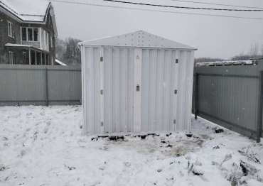 Белоснежный хозблок в дер. Яковлево, Дмитровский г.о, МО Белоснежный хозблок в дер. Яковлево, Дмитровский г.о, МО