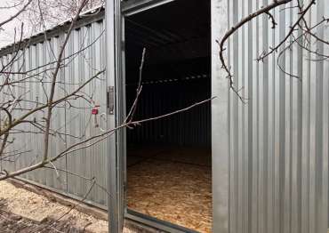 Гараж в цинковом цвете в дер. Земенки, Рязанский р-н, Рязанская обл.