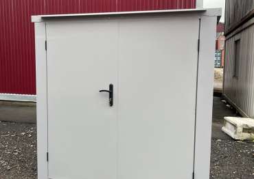 Террасный шкаф в светло-сером цвете в дер. Алексеево, Сергиево-Посадский р-н, МО